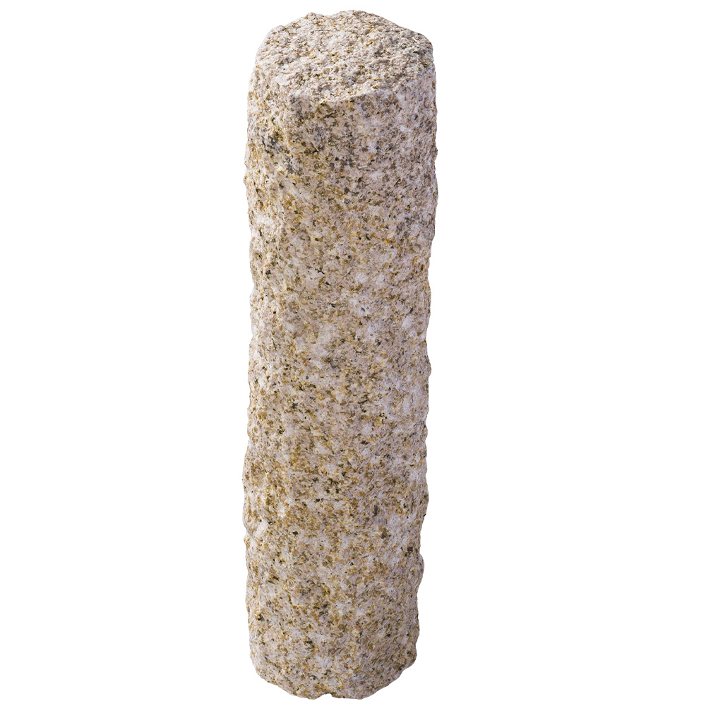 御影石擬木 錆 全面ノミギリ仕上げ | 造園資材館