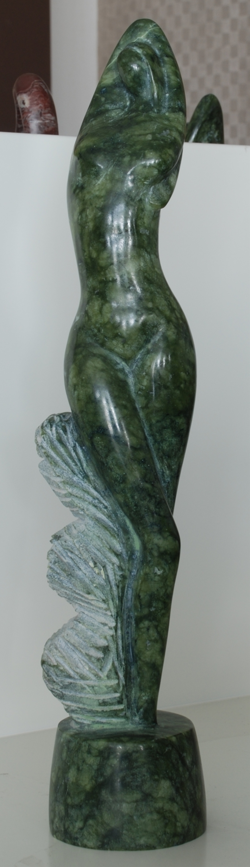 大理石 オブジェ グリーン | 造園資材館