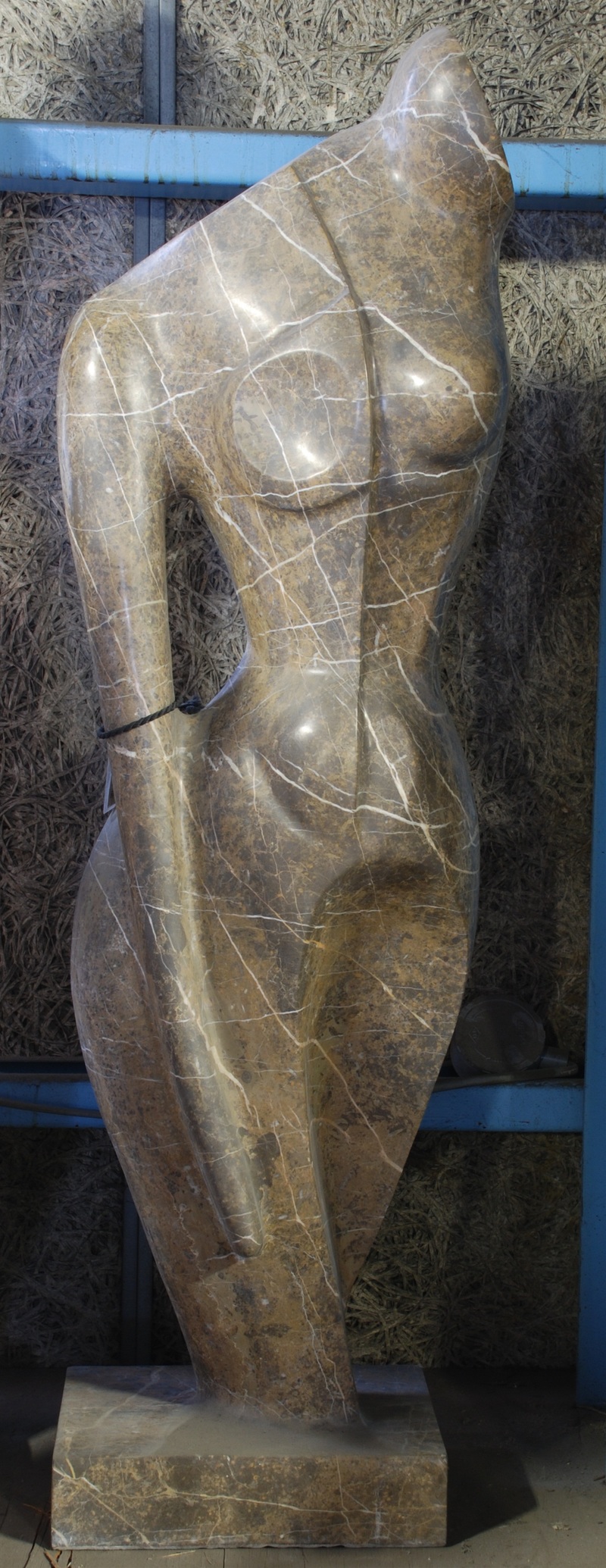 大理石 オブジェ 体 ブラウン | 造園資材館