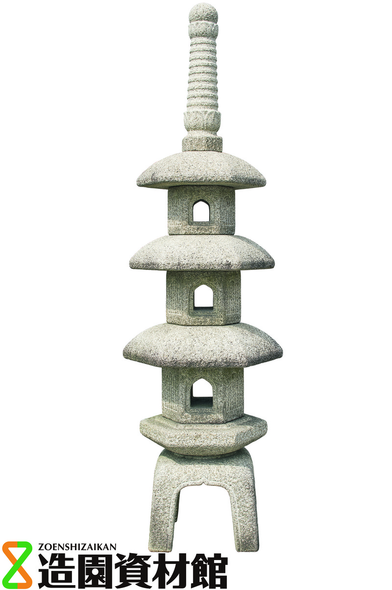 岡崎高級灯篭 古代三重の塔 | 造園資材館