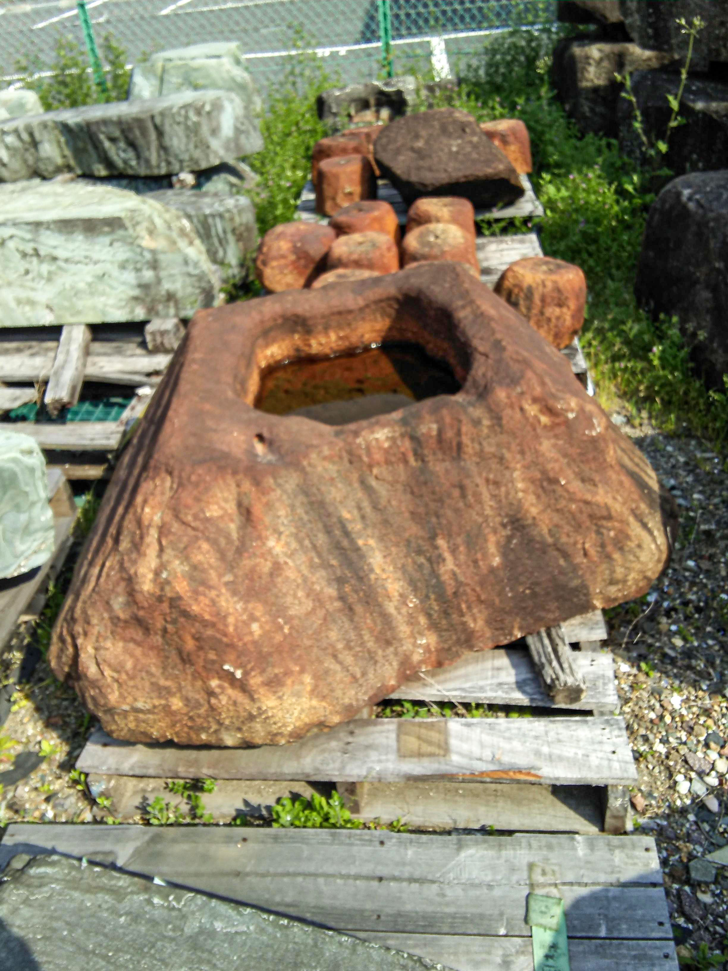 塩山御影 古水鉢 | 造園資材館