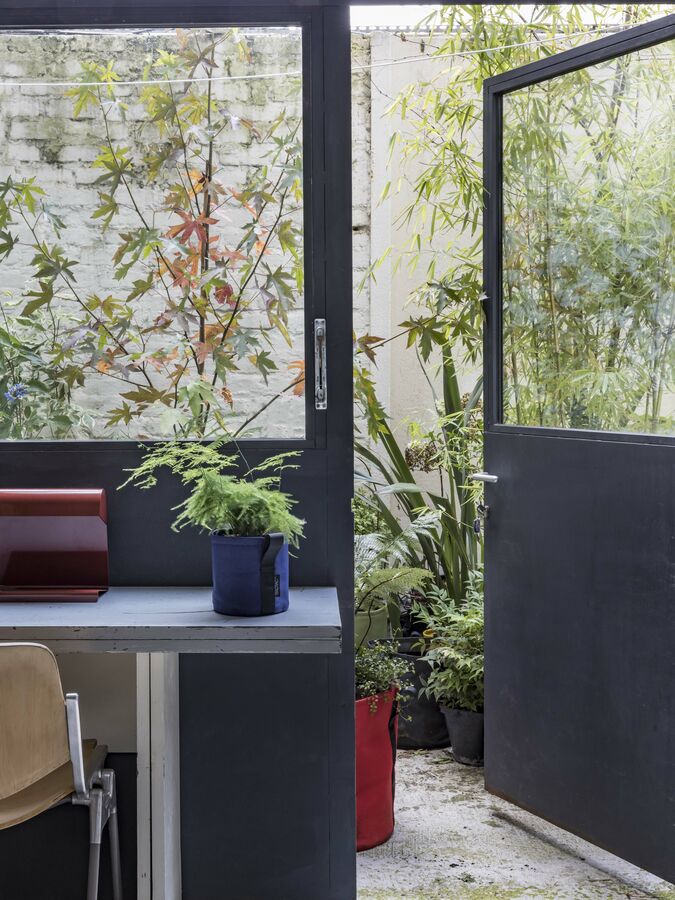 バックサック ポット INDIGO | 造園資材館