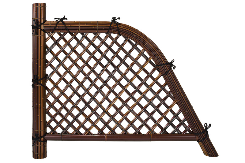 プラ光悦寺垣(DXタイプ) 茶 | 造園資材館