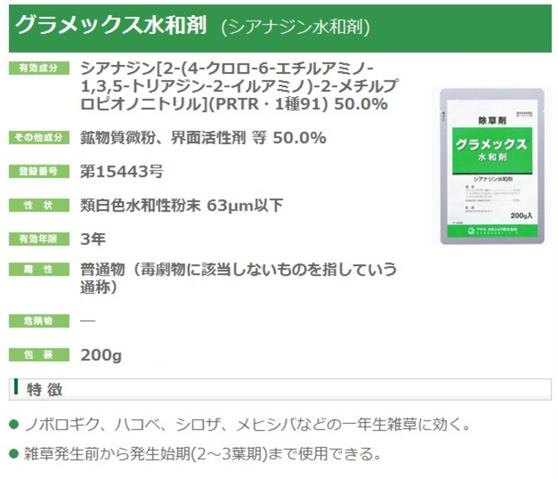 グラメックス水和剤 | 造園資材館