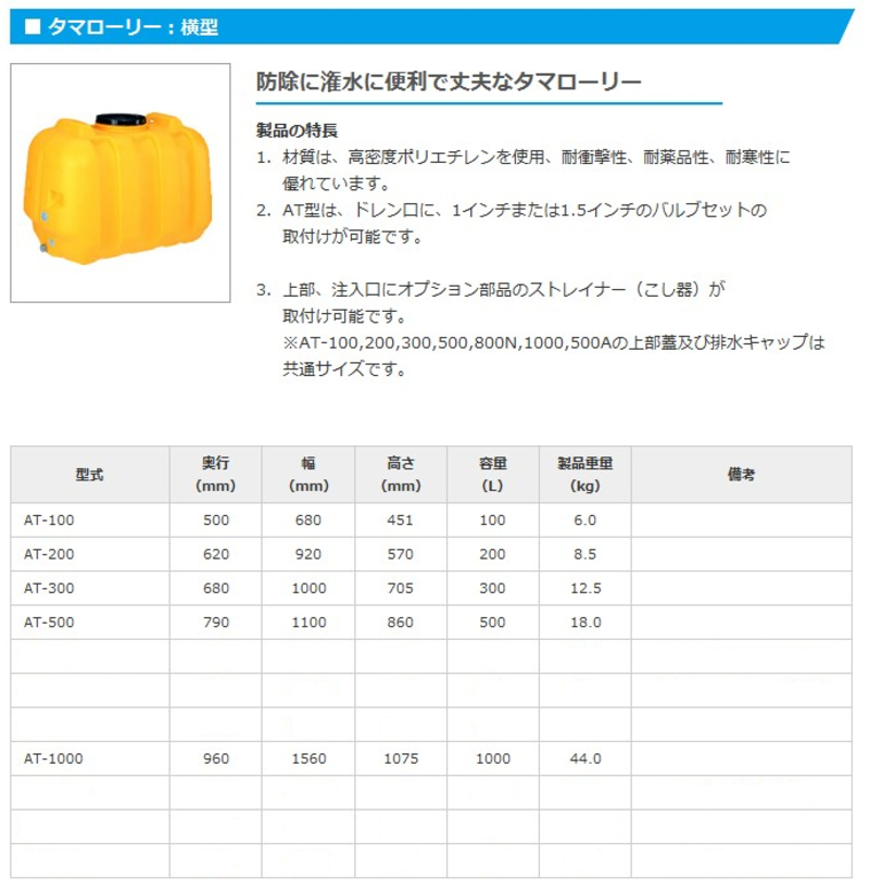 タマローリー | 造園資材館