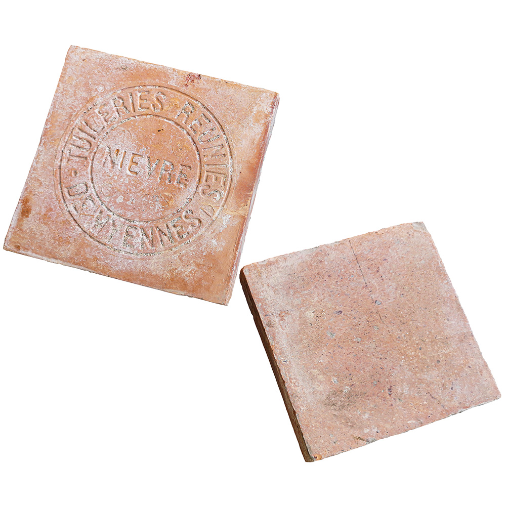 アンティーク テラコッタタイル レッド | 造園資材館